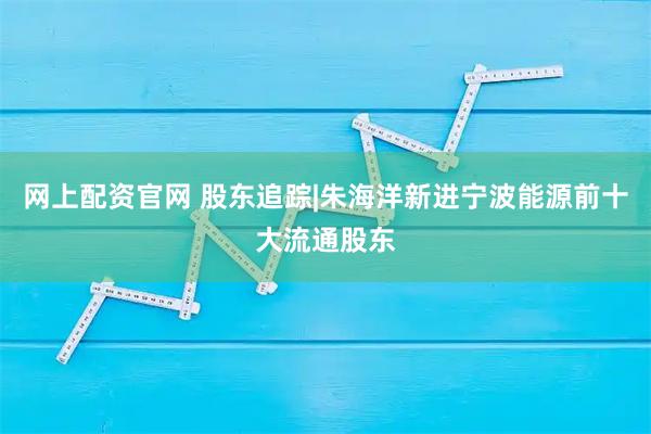 网上配资官网 股东追踪|朱海洋新进宁波能源前十大流通股东